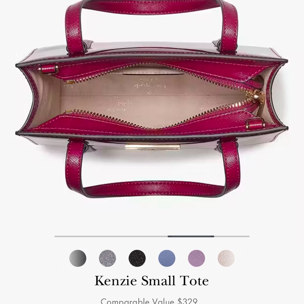 Kenzie Small Tote - Burgundy